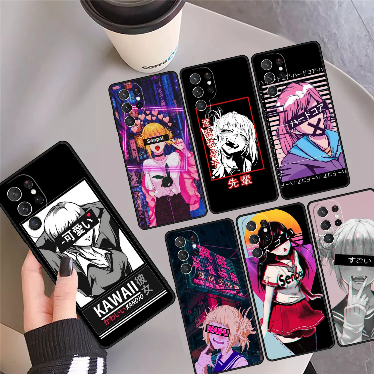 

Чехол для телефона Sugoi Senpai Anime Coque для Samsung Galaxy S24 S25 Ultra S23 S22 Plus S21 FE S20 Note 10 20 Pro