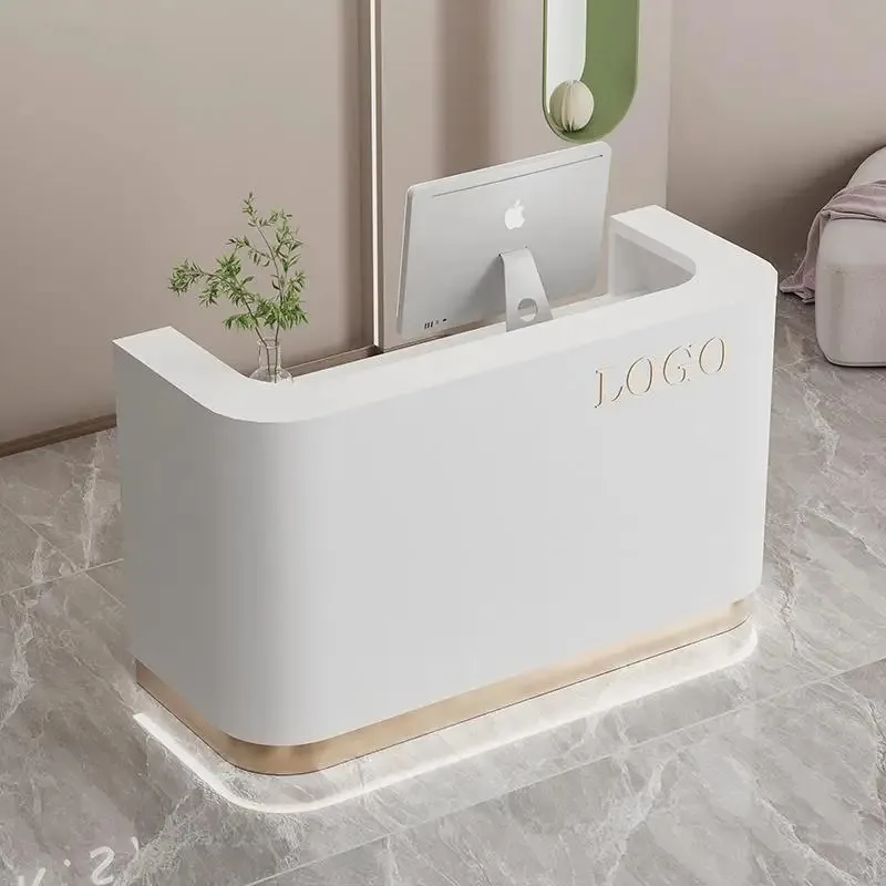 Checkout page Clothing store Bar counter Shop Small simple modern paint reception table