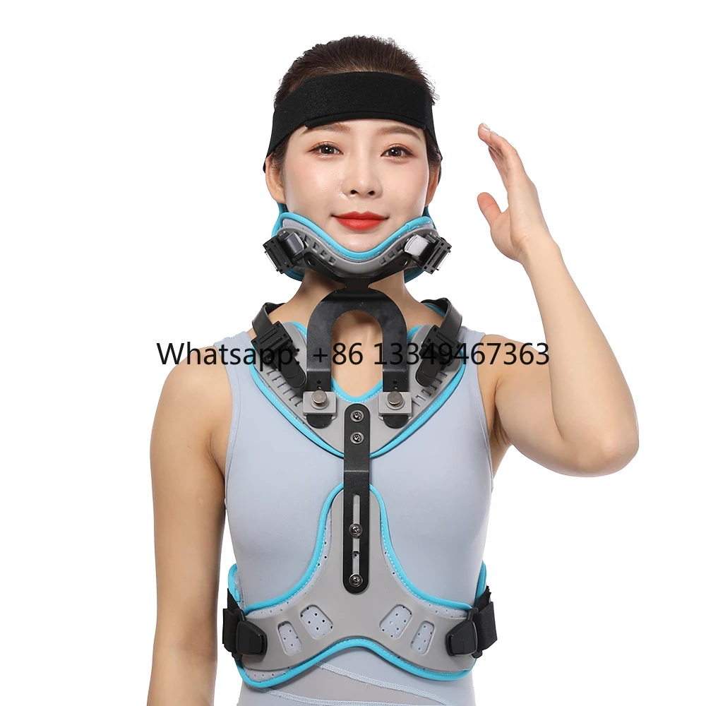 

Best price Physiotherapy Equipment Cervical Thoracic Adjustable Medical Neck Brace Chest Orthosis for Adults discount