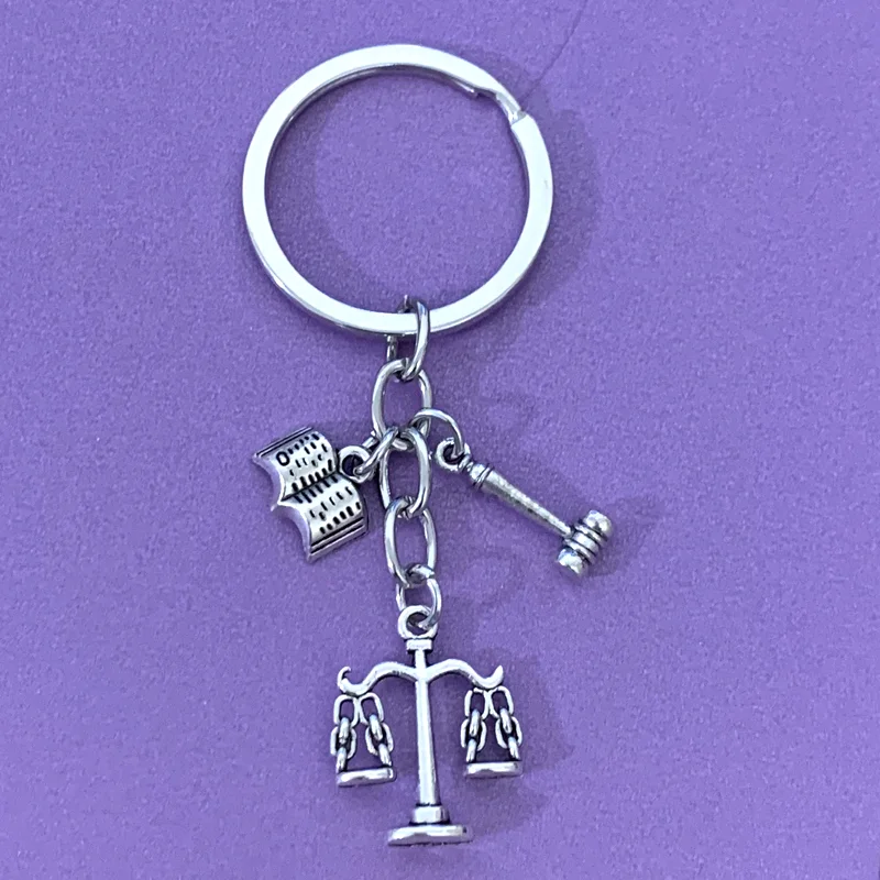 سلاسل المفاتيح ذات الطابع المحامي، المطور، المعلقات رمز القانون، مناسبة للمحترفين القانونيين. #4