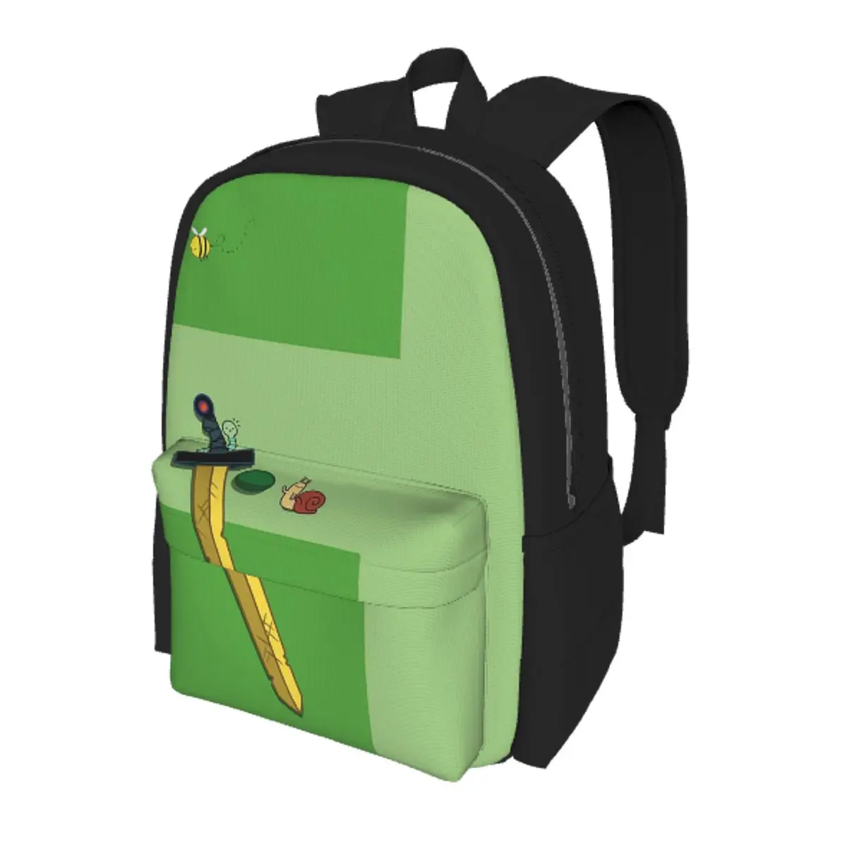 Finn The Human Adventurer Student Backpack School Bag Hiking Travel Daypack for Boys Girls Bookbag Shoulder Bags