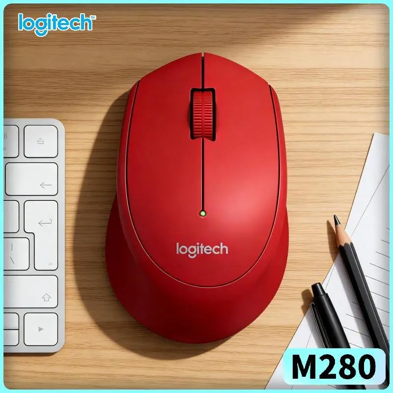 

Logitech M280 Wireless Mouse 2.4GHz Nano Dongle 1000 DPI Ergonomic Soft Grip 18-Month Battery for Office Home PC