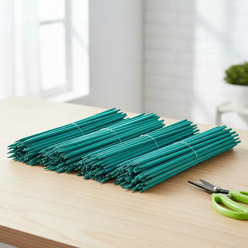 10Pcs 30/40/45/50cm Green Plant Support Sticks For Growing Vegetables Flowers Garden Plant Care Accessories