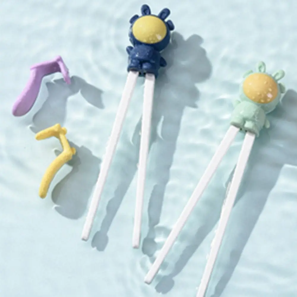

Reusable Utensil Cute Anti-slip Cartoon Kids Learning Chopsticks Children Tableware Baby Practice Helper Eating Training Tools