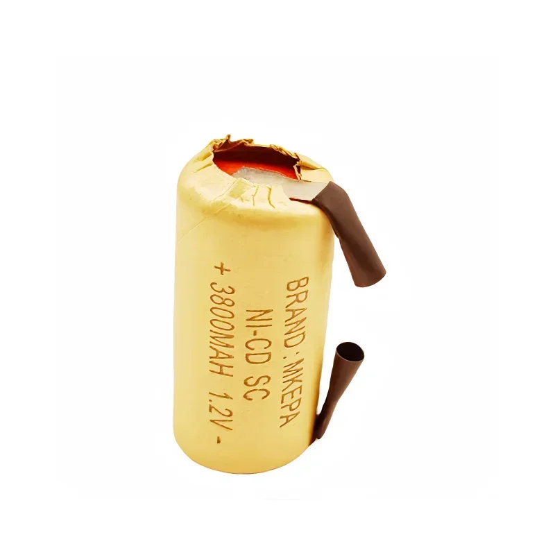 1.2V 3800mAh SC NI‑CD Rechargeable Battery 100% Brand‑New Welding‑Ready Cell For Electric Screwdriver Drill Repair Tools