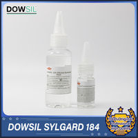 1 set DOWSIL SYLGARD 184 Silicone Elastomer 60g Two Component 55g+5g SYLGARD 184