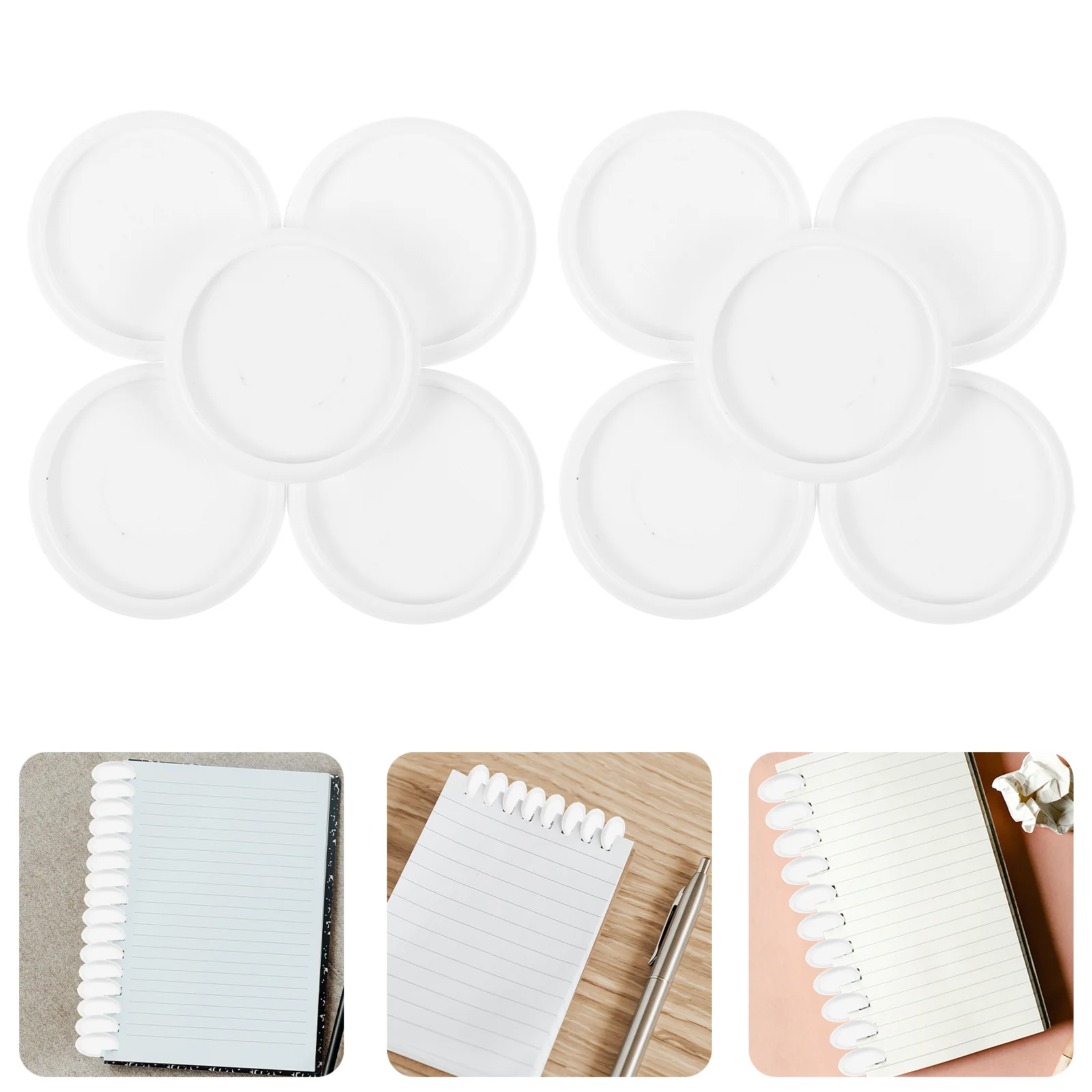 CD Notebook transparan, 55 buah CD Notebook cakram daun longgar Notebook cakram ekspansi Abs Binding transparan