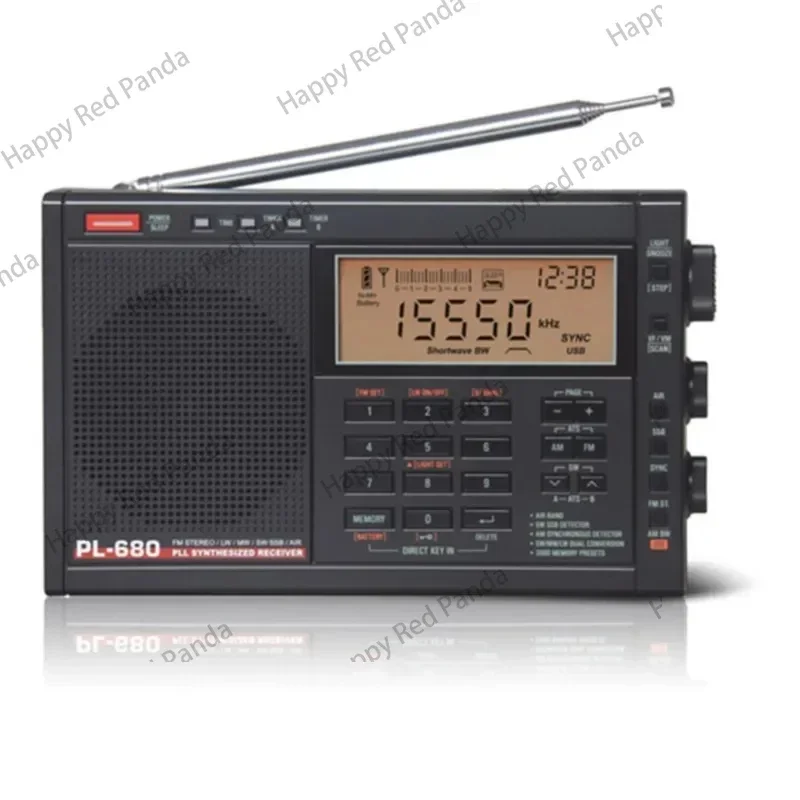 Stereo Radio Receiver Portable Speaker PL680 New Tecsun PL-680 Radio FM Digital Tuning Full-Band FM/MW/SBB/PLL SYNTHESIZED