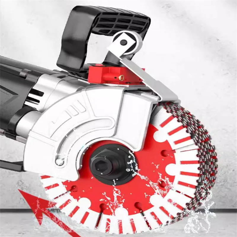 Wall Slotting Machine Concrete Cutter Electric Laser Aiming Groove Slotting Machine 125mm/160mm Circular Saw Cutting Tool