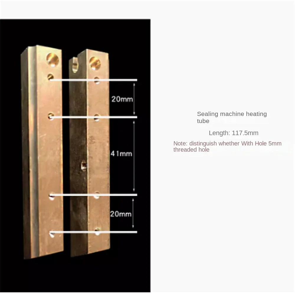 FR-900 770 1000 Sealing Machine Special Heating Tube, Electric Heating Copper Block, and Electric Heating Copper Bar