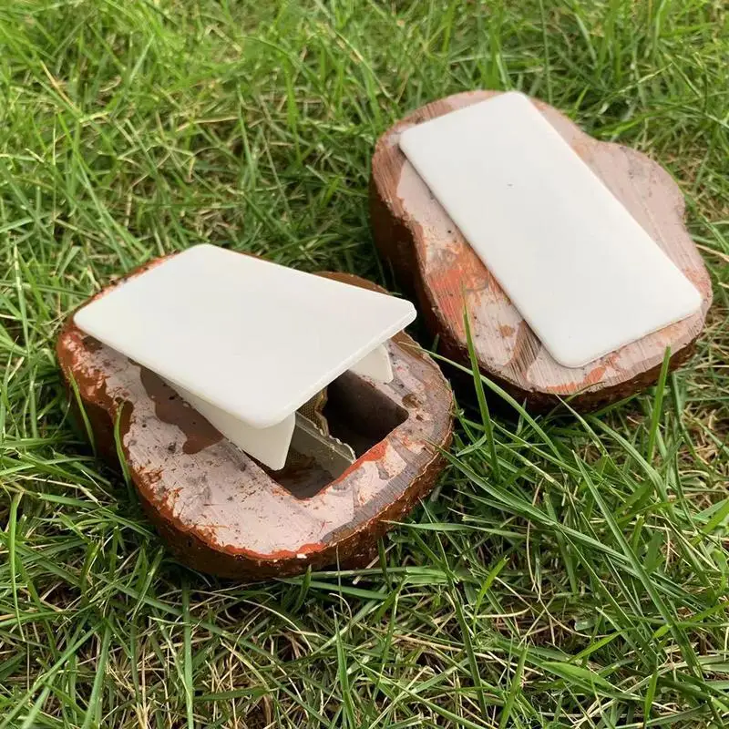 Hidder Sleutelhouder Voor Buiten Hars Sleutel Hider Creatieve Sleutelhouder Opbergdoos Grappig Vuurvast Klein Sleutelkastje