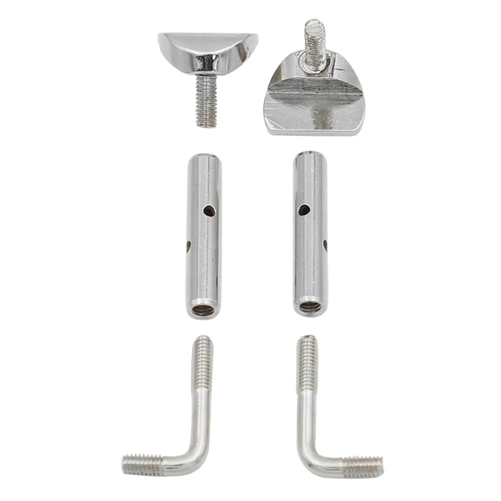 2 قطعة مسامير مسند الذقن الكمان أداة نحاسية مساعدات مادة النحاس متينة مقاومة للصدأ تصميم أنيق قابل للتعديل