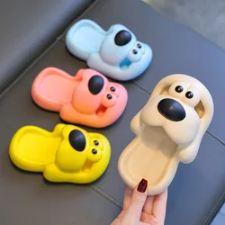 Cartoon puppy Children's Slippers Baby Indoor Flip-Flops Boys and Girls Cute Bathroom Non-slip Sense of Cloud Sandals