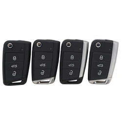 Cocolockey Flip Key Shell Für vw gollf 7 MK7 für skoda octavia A7 für sitz Fern Folding Auto Schlüssel Uncut HU66 Ersatz