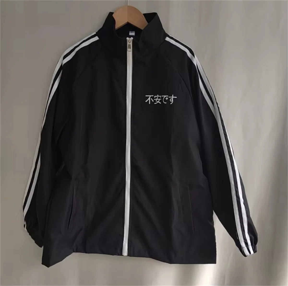Fashion New Preppy Style Japanese Jackets for Women Stand Neck Zipper Casual Outwear Fashion Streetwear Oversized Coats Y2k Tops
