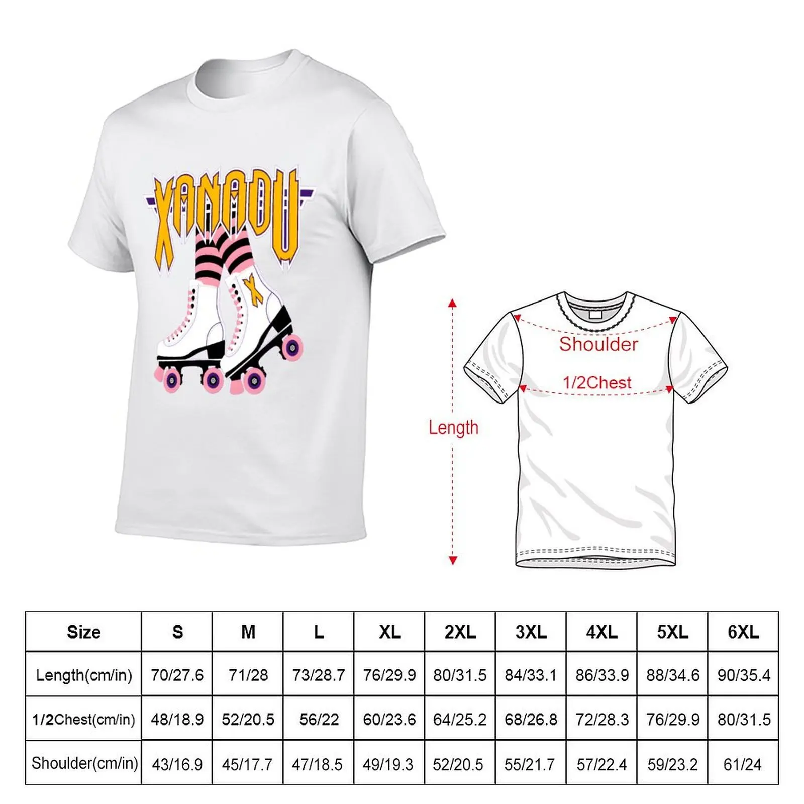 Olivia Newton-John - Xanadu Rollerskates Classic T-Shirt cotton t shirts high quality man graphic t shirt T-Shirt
