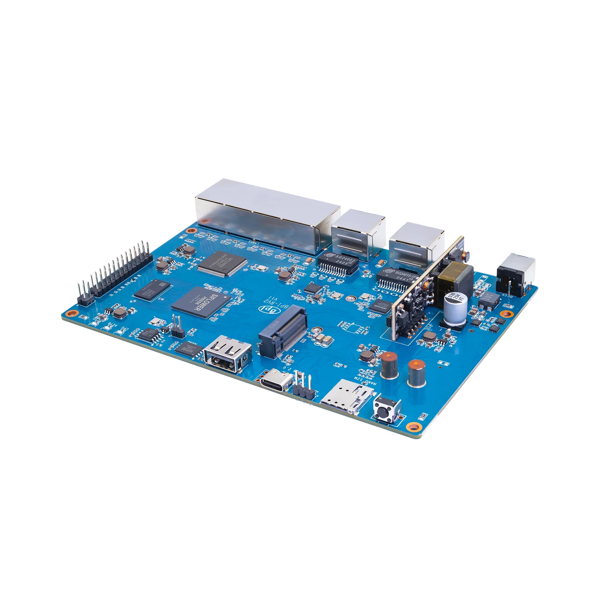 Banana Pi BPI-RV2 Siflower SF21H8898 Processore RISC-V a 4 core 512MB DDR3 16MB SPI NOR flash RTC Risc-V Gateway Board