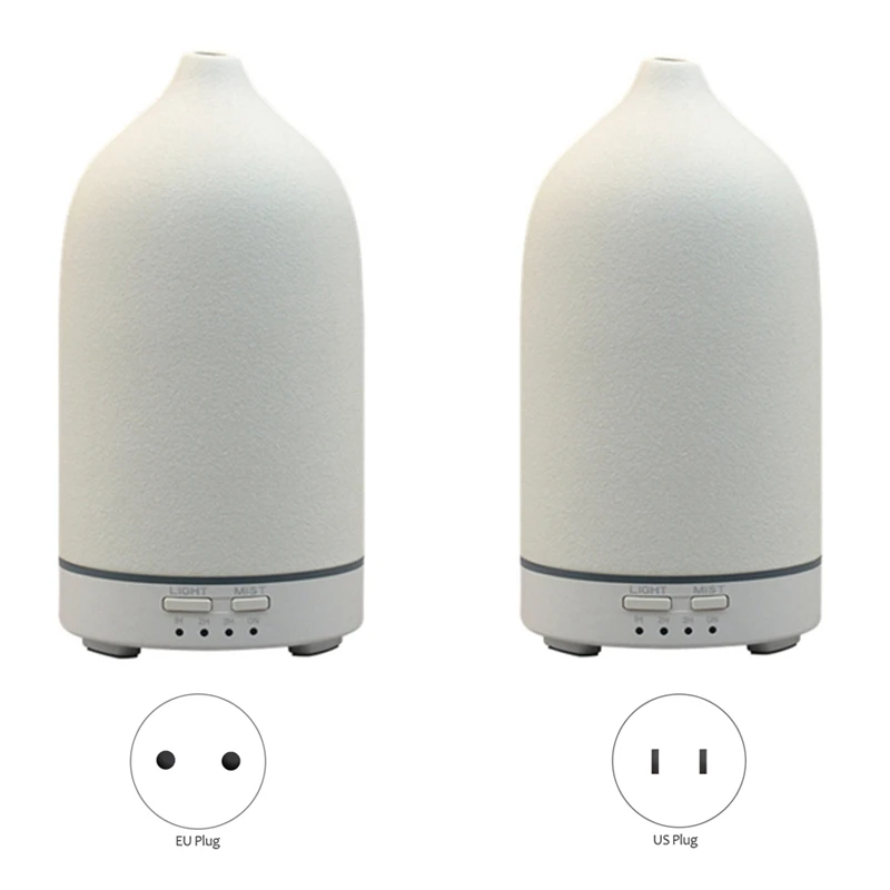 

Ceramic Diffuser Humidifier Small Humidifier Hotel Colorful Lights Diffuser Ceramic Aromatherapy Machine EU Plug