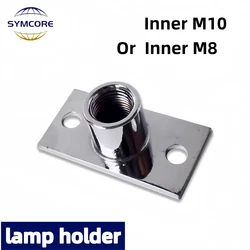 Internal Tooth M8 M10 Rectangular Base Gooseneck Spotlight Table Lamp Machine Tool Lamp Fixed Base Silver Lamp Accessories