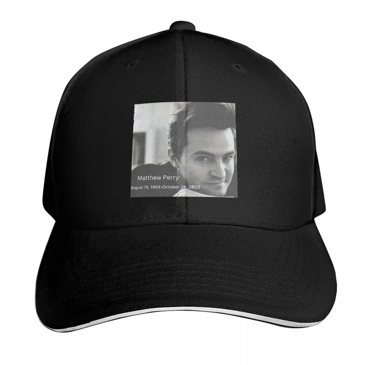 matthew perry Baseball Cap Snapback Flat Bill Strapback Dad Hat Six Panel Structured Crown