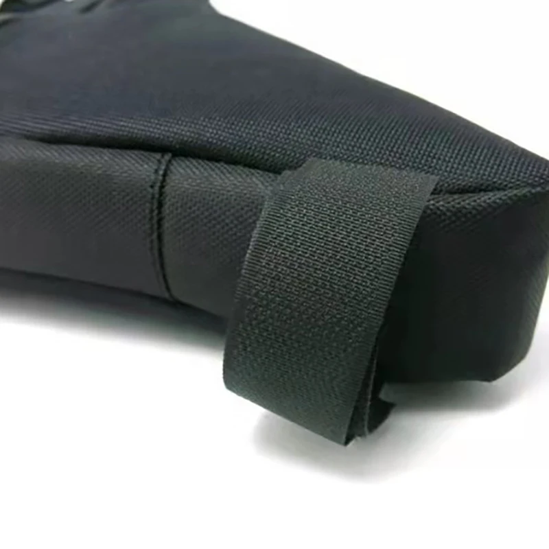 Bolsa triangular para ciclismo, soporte para marco de tubo de sillín delantero de bicicleta, deporte al aire libre, novedad