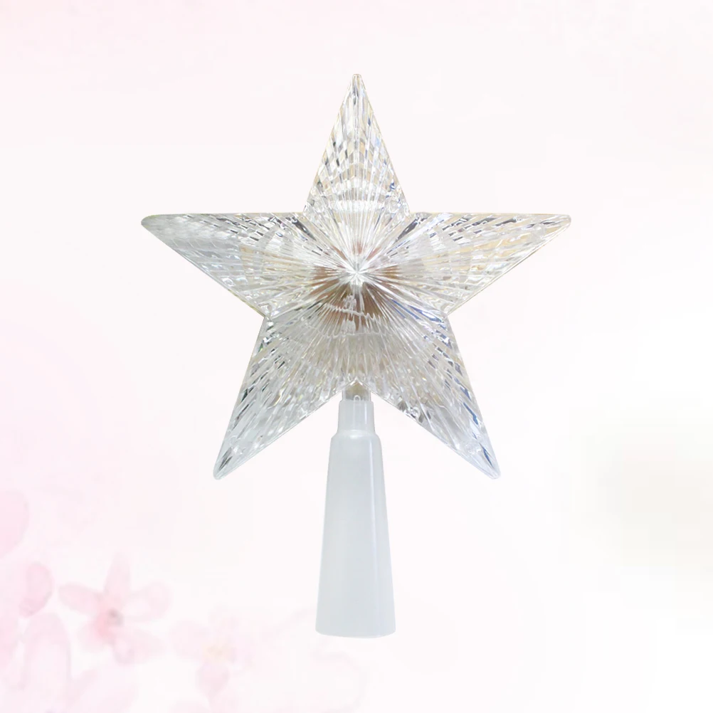 

LED Star Topper Gold Color Christmas Festival Decor Sparkling Home Treetop nament Star Festival Treetop for Party Holiday