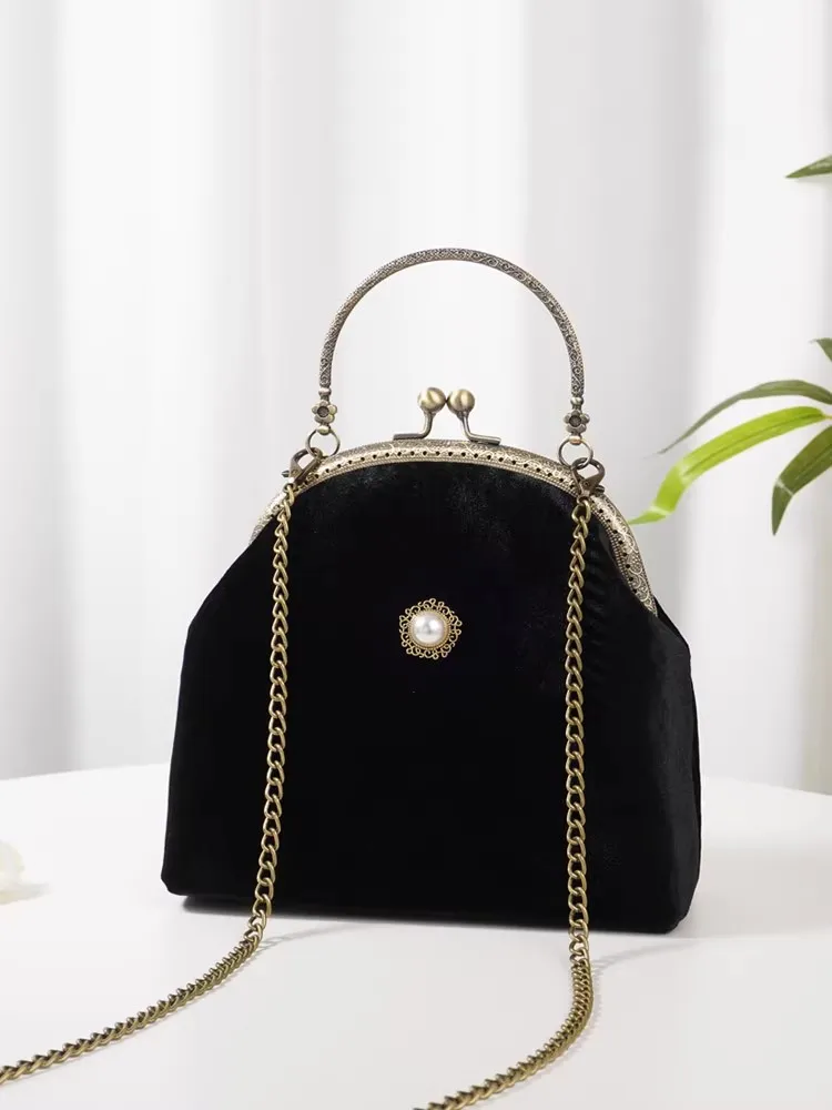 

Well Done Bags Women Original Handmade Bag Chain Strap Mother Gift Well Bags Classic Vintage Women Tote Women's Handbags Purses