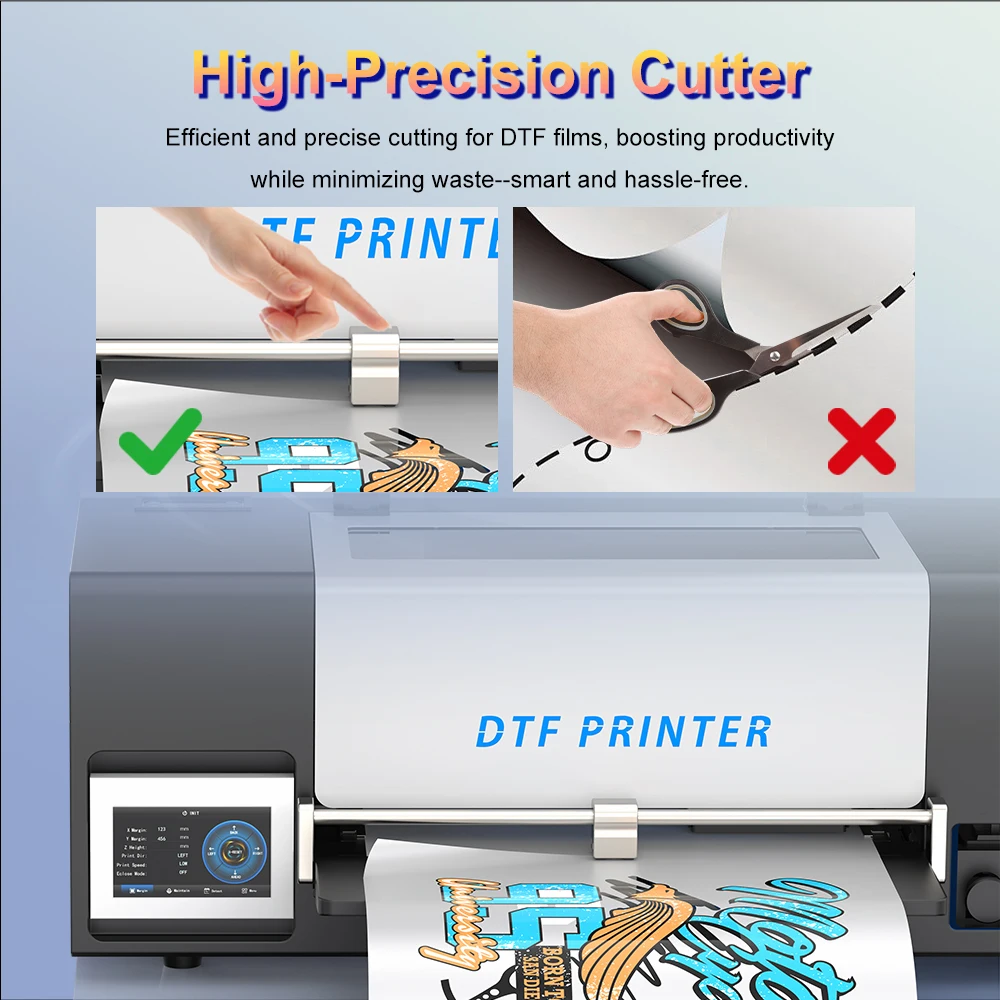 طابعة OEMG S13 DTF A3 طباعة 13 بوصة لرأس الطباعة Espon XP600 مباشرة إلى أكياس طابعة الأفلام آلة طباعة الملابس والقمصان