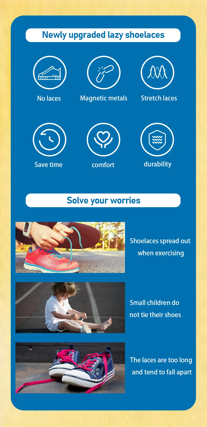 1 Paar/2 Paar Magnetische Schnürsenkel ohne Binden für Sneaker, Elastische Schnürsenkel, Elastische Schnürsenkel ohne Binden für Erwachsene und Kinder, Schuhzubehör – Detail 2