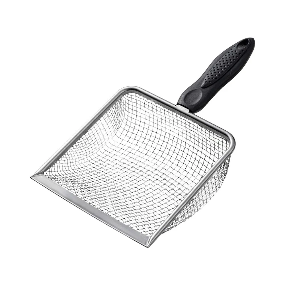Stainless Steel Mesh Shovels 5 pcs for Efficient Sorting and For cleaning in Chicken Coops Pheasantries and Aviaries