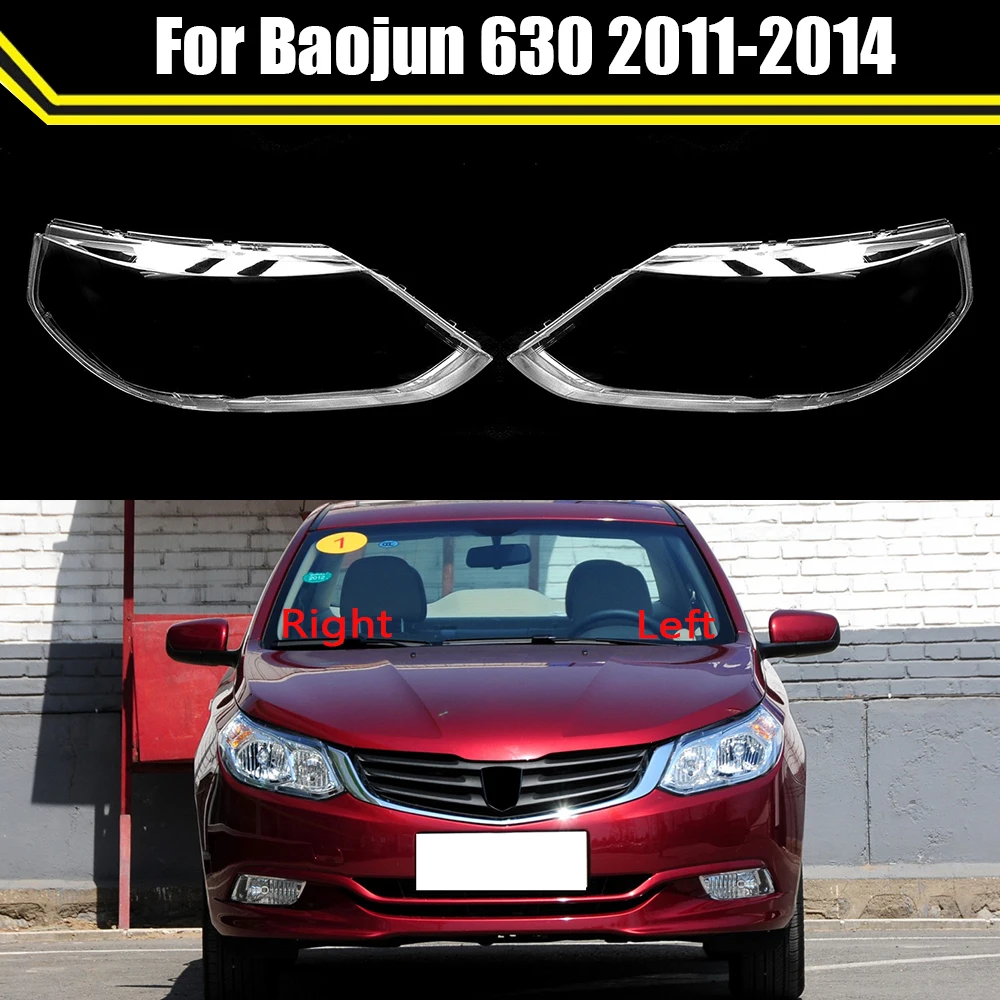 

Auto Light Caps Transparent Lampcover For Baojun 630 2011-2014 Car Lampshade Lamp Shade Front Headlight Cover Glass Lens Shell