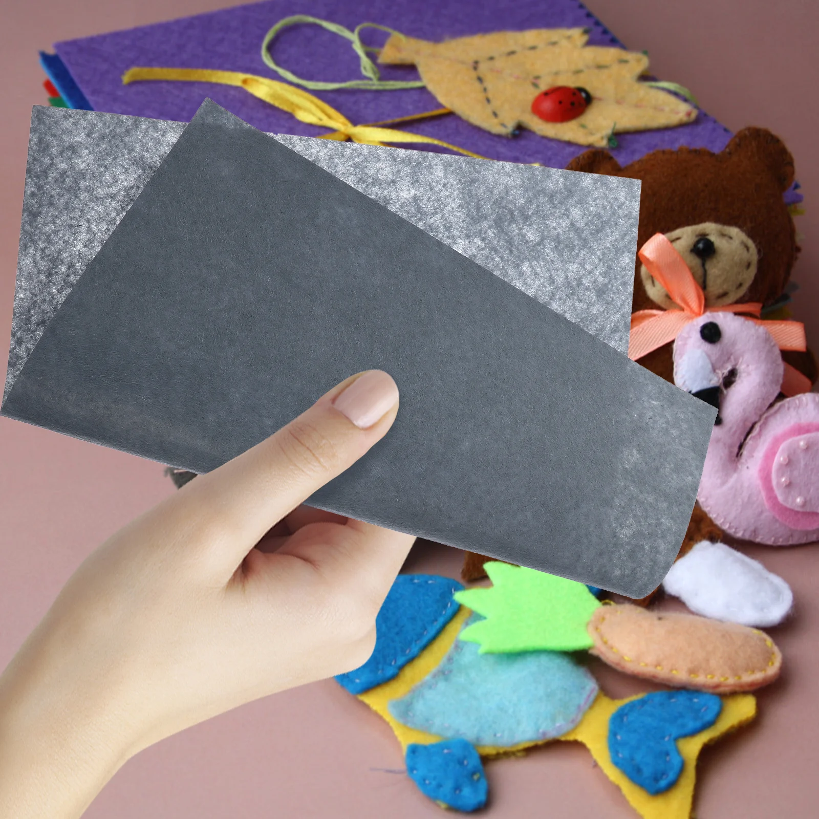 

Craft Sheets Not Woven Fabric Diy Colorful Handmade Felt Cloth For Decoration Party Kids Crafts Felt Making Material