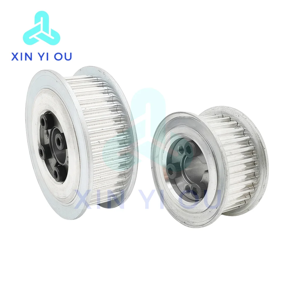 HTD5M 45/46/48T بكرة توقيت جلبة بدون مفتاح Bore5/6/6.35/8/9/10/11/12/14/15/16/18/20/22/24/25/28/30/32 مللي متر width10/15/20/26 مللي متر #4