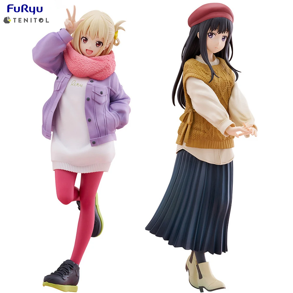 

Оригинальный Новый FuRyu TENITOL Chisato nishikier & Takina Inoue (Lycoris Recoil) Изысканная Аниме Фигурка Коллекционная модель подарочные игрушки