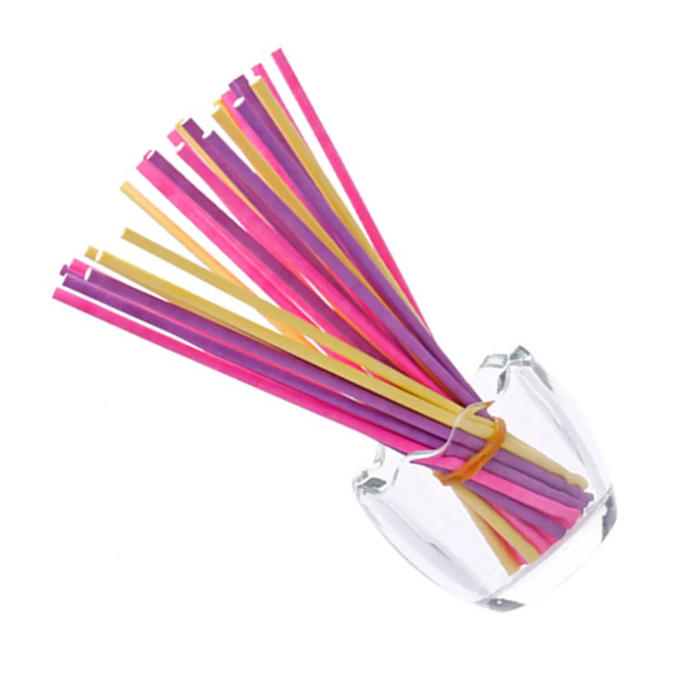 

200Pcs 15cm Marshmallow Lollipop Paper Sticks Colorful Solid Design DIY Craft Party Supplies Paper Sticks