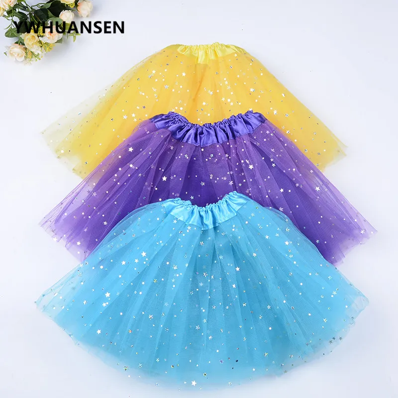Star Sequin Glitter Toddler Skirt