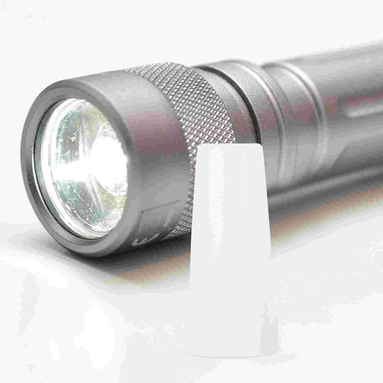 Light Tip Flashlight Diffuser Attachment Comfortable Lighting for Outdoor LED Flashlights Portable Plastic Eye