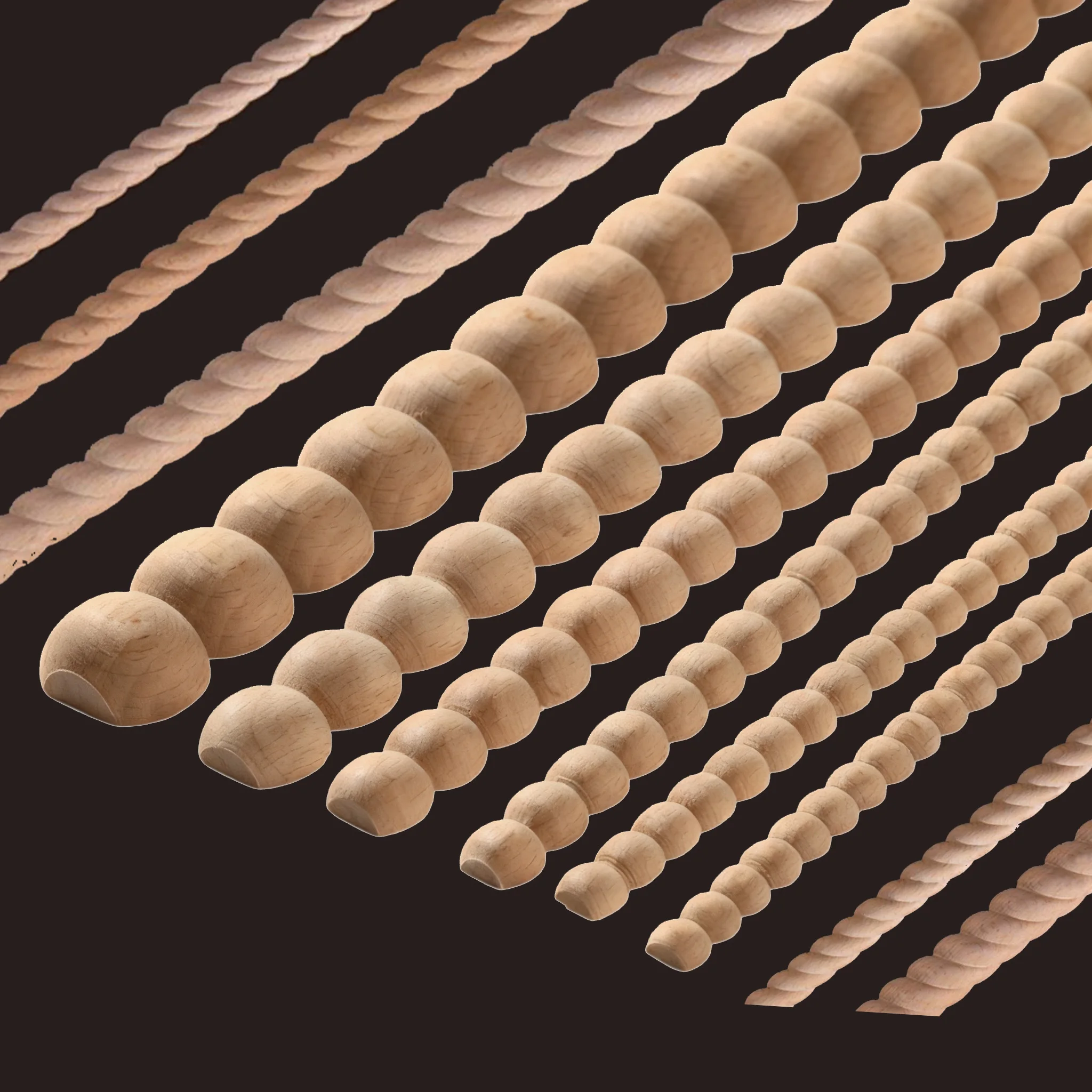 Figurines longues de moulage en bois, décalcomanies, décoration murale, accessoires de meubles artistiques, articles décoratifs pour la maison, pour le salon