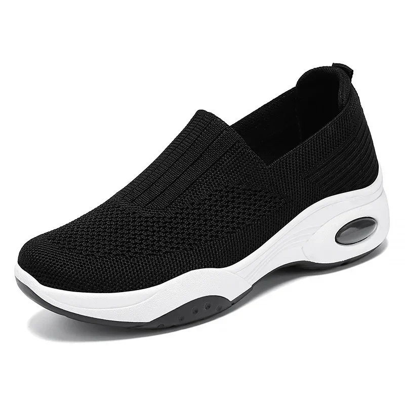 Women Vulcanized Shoes Spring New Fashion Soft Sole Breathable Anti Slip Mesh Women Casual Leisure Lightweight Sports Shoes