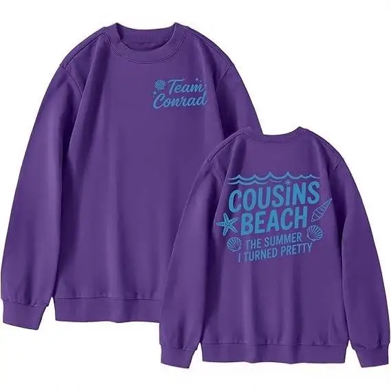 เสื้อสเวตเตอร์ทรงโอเวอร์เฮดพิมพ์ลายดิจิตอล 3 มิติ พร้อมตัวอักษร คอลเลคชั่นแฟชั่นฤดูใบไม้ผลิสำหรับผู้หญิง ทรงหลวมใส่สบาย