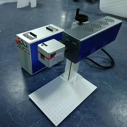 Co2 3d Dynamic Galvo Laser Marking Machine Desktop Design RF Metal Tube Co2 Laser Marker per cocco