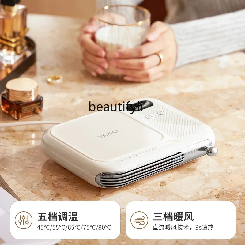 

smt61 Heating cup pad hot milk artifact can warm air and adjust temperature, coaster heating water cup
