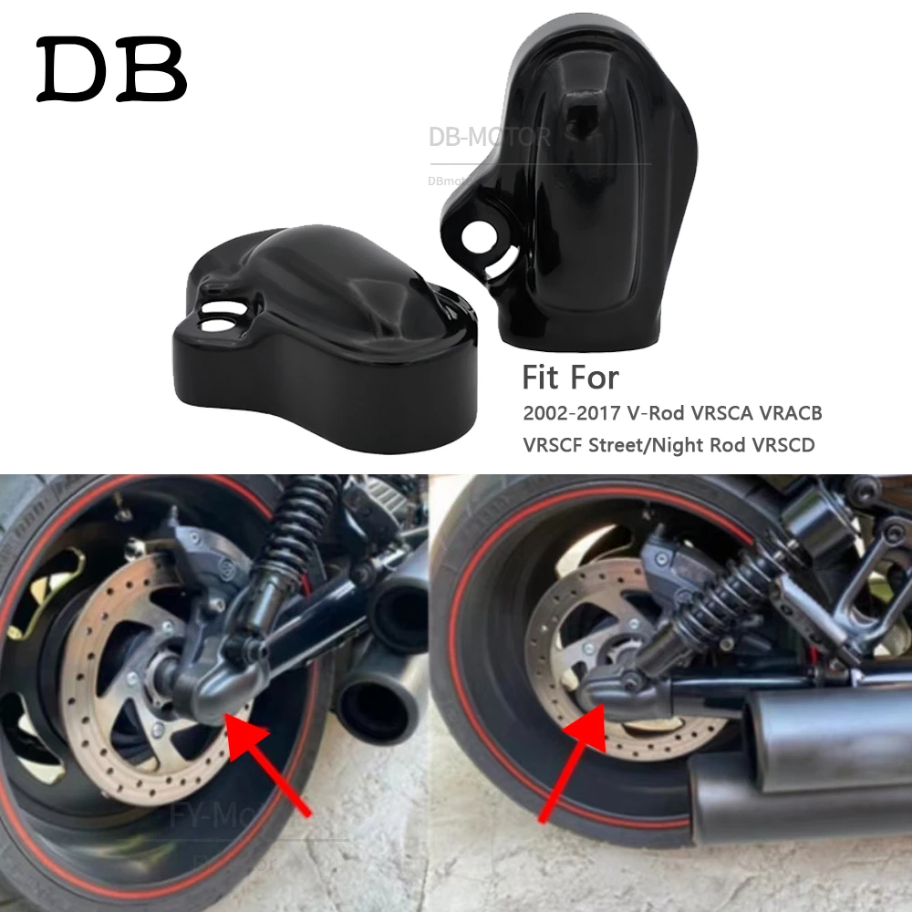 

Rear Axle Covers Rear Wheel Shaft Cap Side Protector Guard For Harley 02-2017 V V-Rod VRSCA VRACB VRSCF Street/Night Rod VRSCD