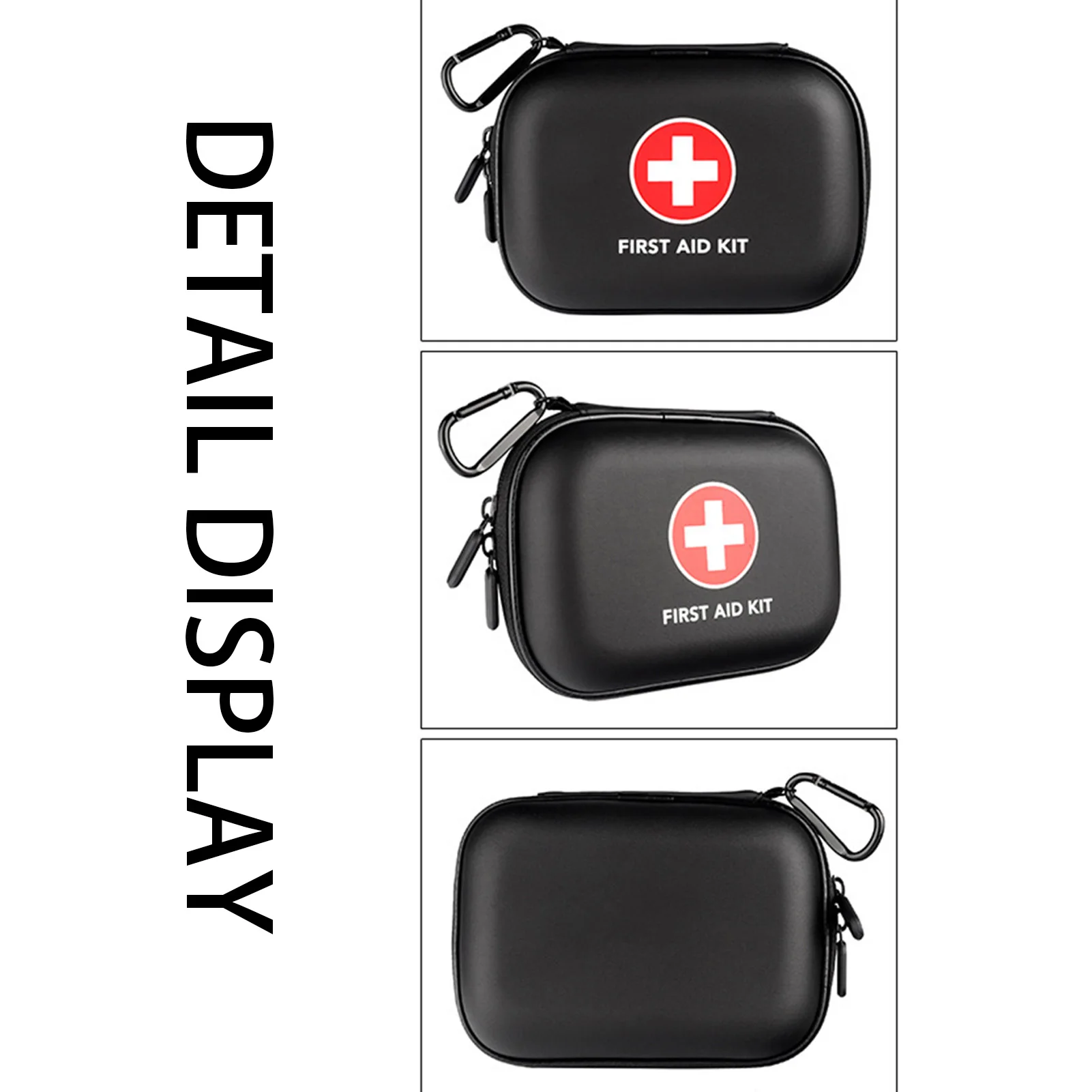 Travel Portable First-aid Kit Bag Lightweight Durable Utility Pouch Bag for Road Trips Backpacking