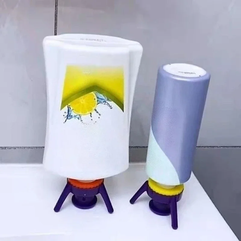 3-teiliges Set zum Entleeren von Flaschen, praktischer Evakuierungskappen-Flaschenspender für Shampoo- und Lotionsbehälter – Detail 2