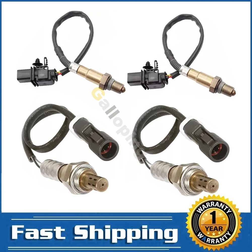 

4pcs O2 Oxygen Sensor 1 2 Bank 1 2 for 2010 Lincoln MKS MKT Ford Flex Taurus 3.5L V6 Upatream Downstream Front Rear Left Right