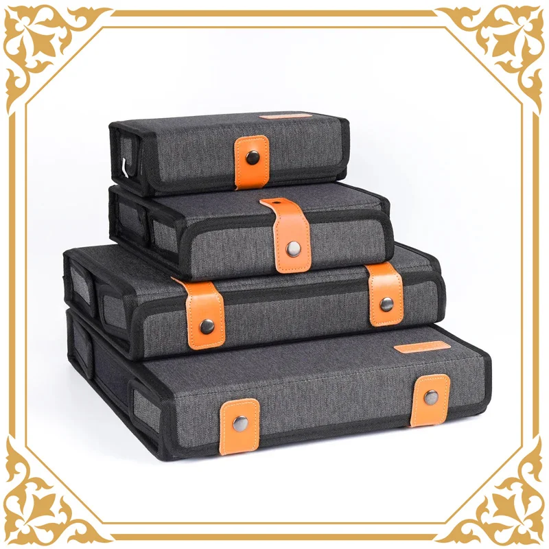 4 Sizes Fabric Versatile Digital Storage Bag Removable Compa