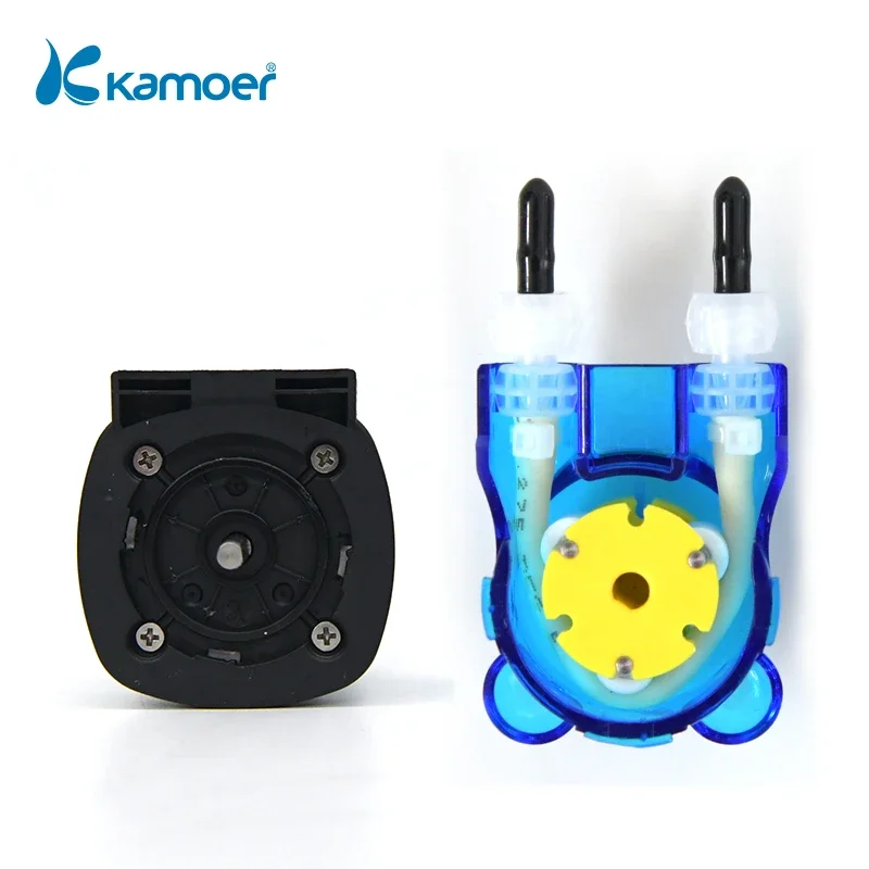 Kamoer KPAS100 miniature chemical dosing pump stepper motor nema 17 14 peristaltic pump for  microplate reader