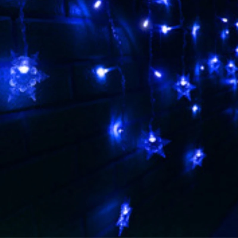 LED سلسلة أضواء لعيد الميلاد الديكور ، سنو الجنية جارلاند ، السنة الجديدة ، ديكور المنزل ، الاتحاد الأوروبي التوصيل أ ، 1 قطعة