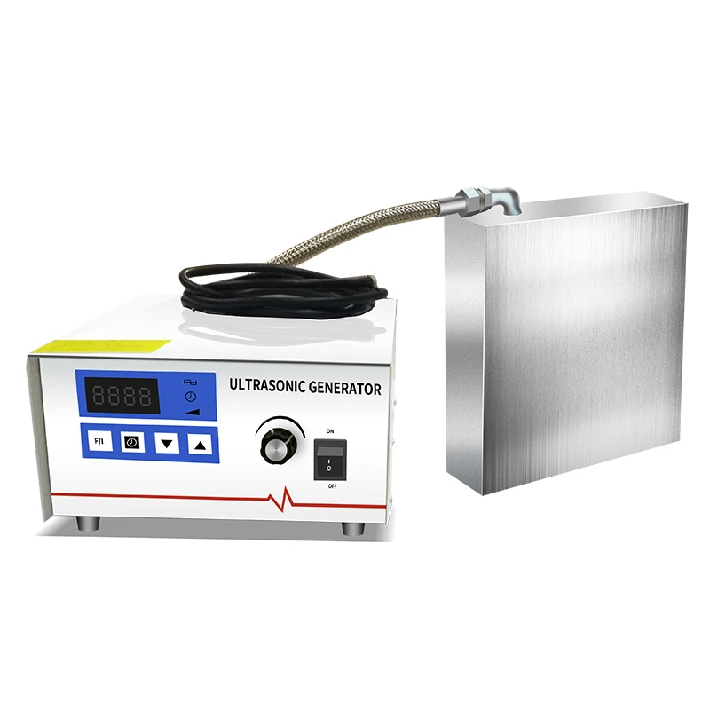 Ultrasonic vibration plate oil and rust removal input ultrasonic cleaning machine industrial vibration plate 1800W 28K/40K